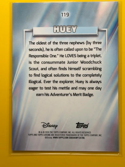 2026 Topps Chrome Disney #119 Huey