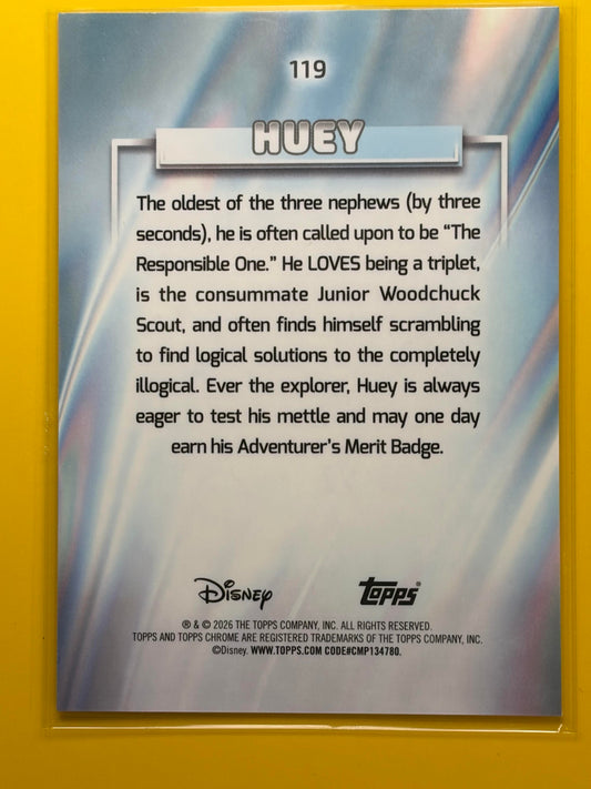 2026 Topps Chrome Disney #119 Huey
