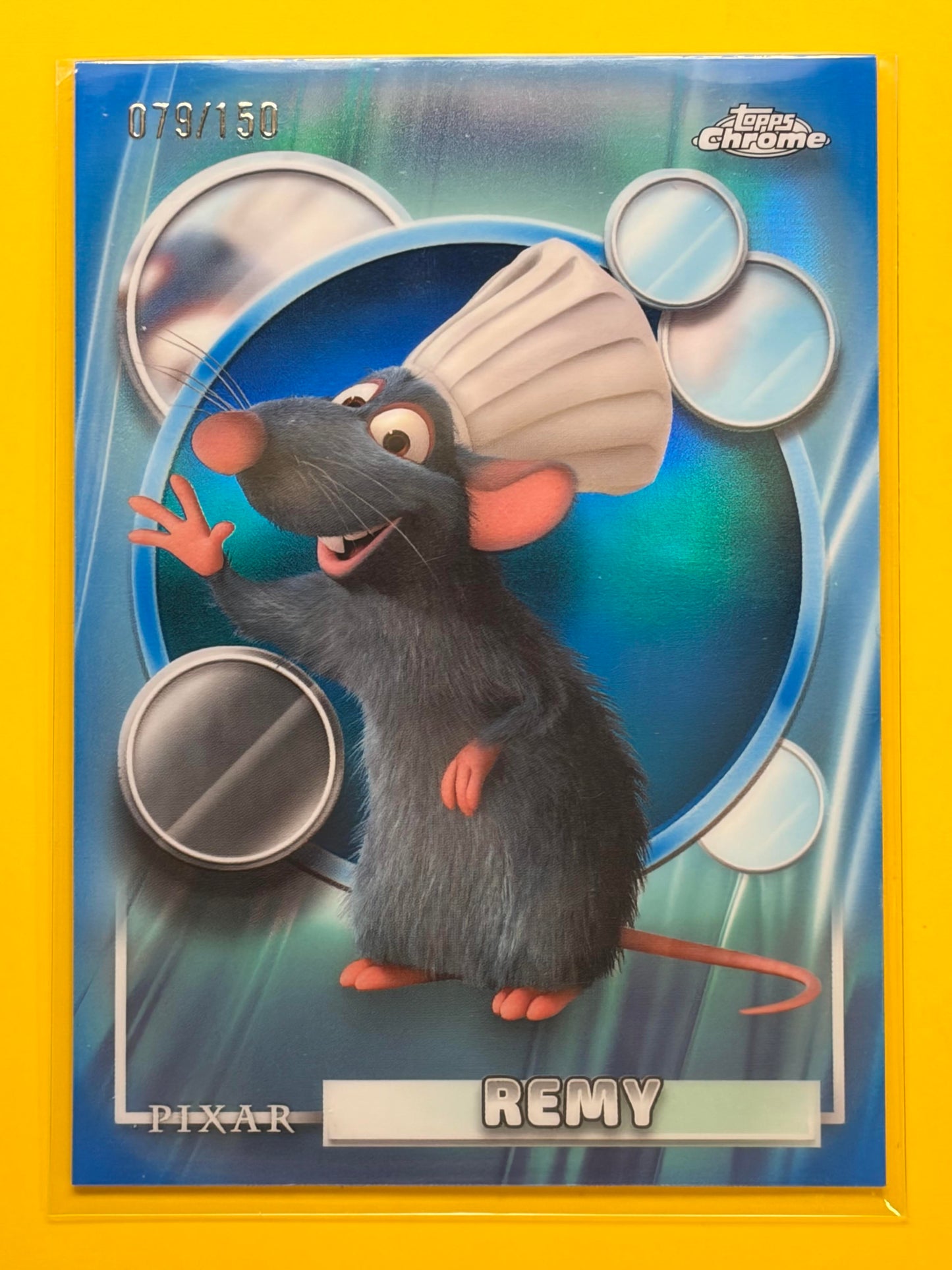 2026 Topps Chrome Disney Blue Refractor /150 #47 Remy