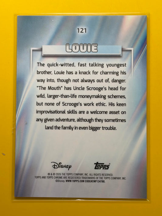 2026 Topps Chrome Disney Prism Refractor #121 Louie