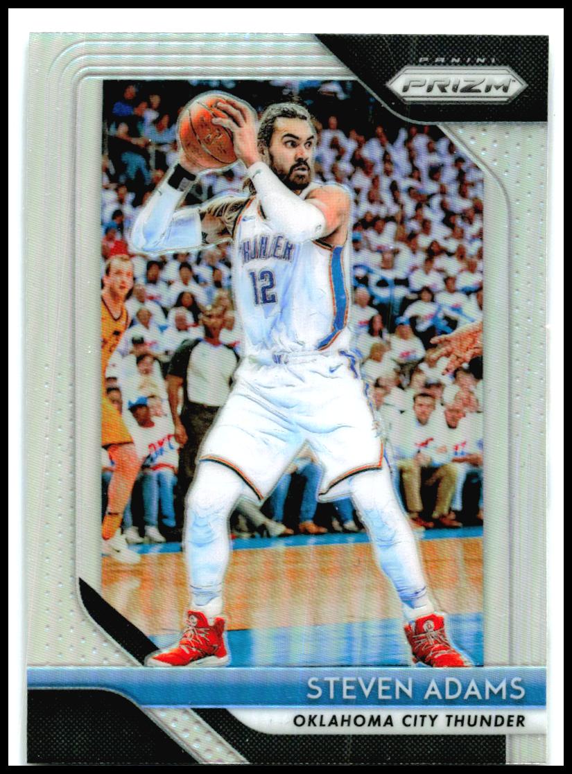 2018-19 Panini Prizm Prizms Silver #69 Steven Adams Oklahoma City Thunder