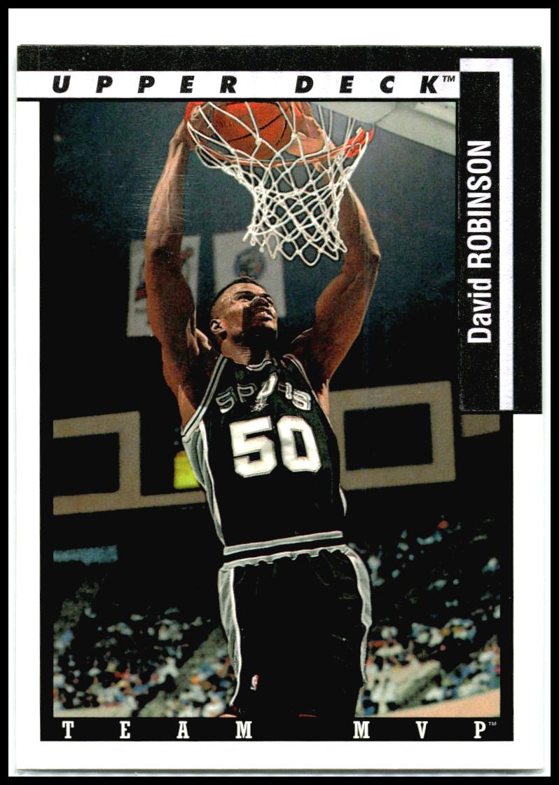 1993-94 Upper Deck Team MVP #TM24 David Robinson San Antonio Spurs