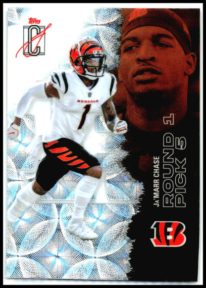 2025 Topps Signature Class Chrome Kaleidoscope Refractor #12 Ja'Marr Chase