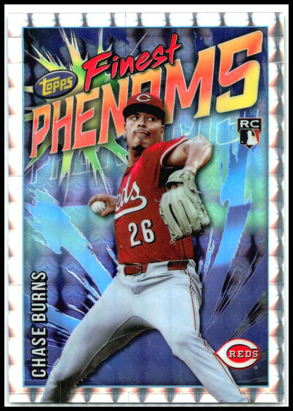 2026 Topps Finest Geometric Finest Phenoms #FP-5 Chase Burns
