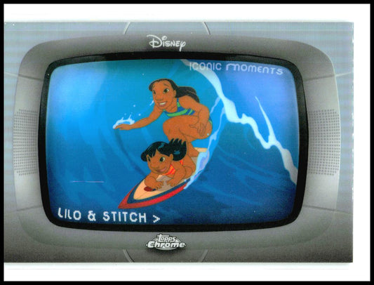 2026 Topps Chrome Disney Iconic Moments #IM-15 Lilo & Stitch