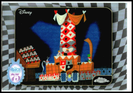 2026 Topps Chrome Disney Alice In Wonderland 75th Anniversary # A Court of Cards