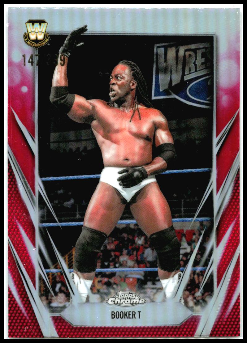 2026 Topps Chrome WWE Magenta Refractor #71 Booker T #/399