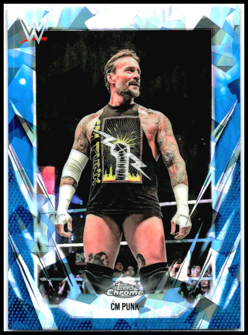 2026 Topps Chrome WWE Refractor #49 CM Punk