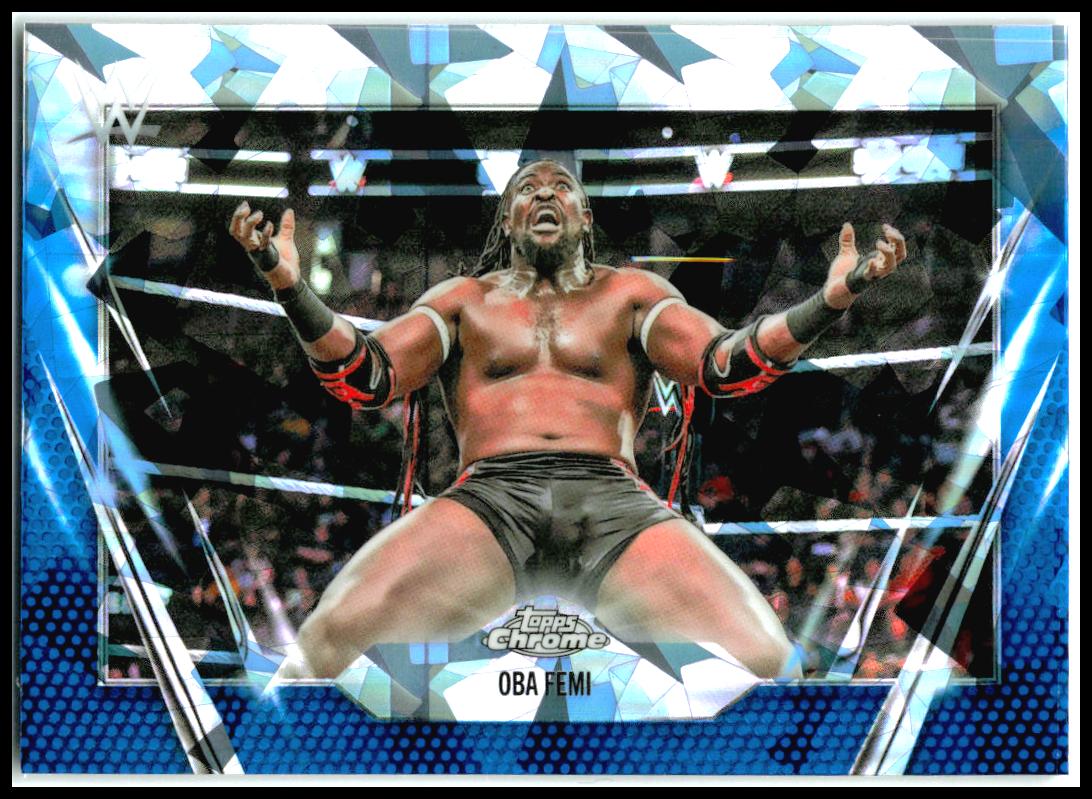 2026 Topps Chrome WWE Refractor #120 Oba Femi