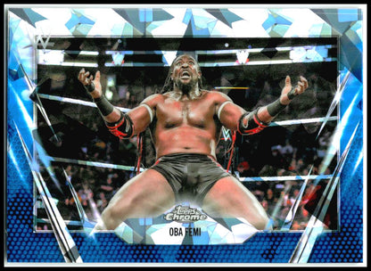 2026 Topps Chrome WWE Refractor #120 Oba Femi