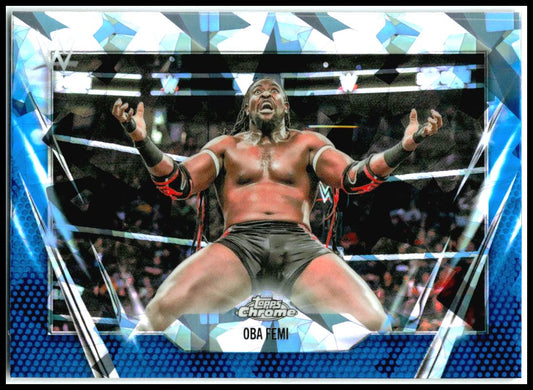 2026 Topps Chrome WWE Refractor #120 Oba Femi