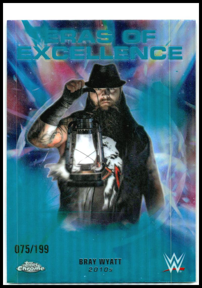 2026 Topps Chrome WWE Eras of Excellence Aqua Refractor #ERA-23 Bray Wyatt #/199