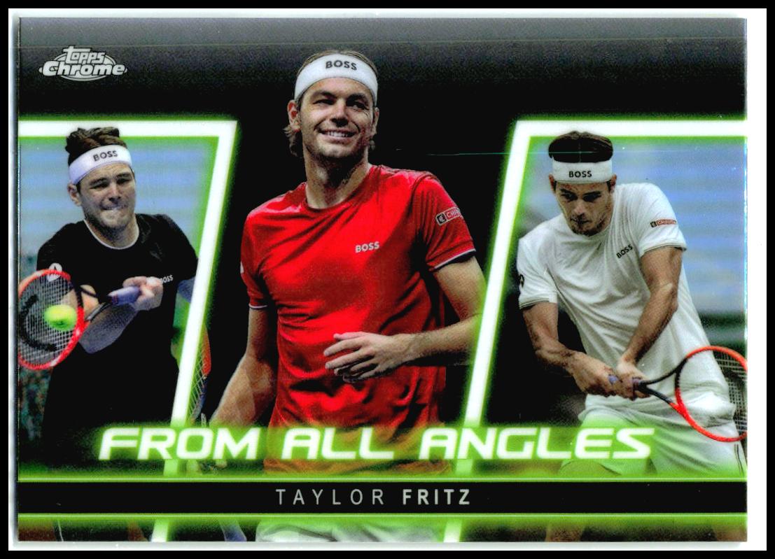 2025 Topps Chrome From All Angles #FAA-22 Taylor Fritz
