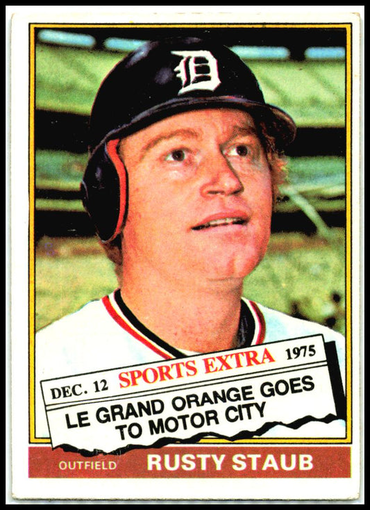 1976 Topps Traded #120T Rusty Staub Detroit Tigers