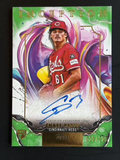 2025 Inception Green Auto /125 #RESA-CPE Chase Petty Auto Reds