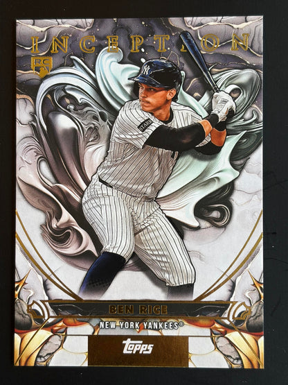 2025 Inception #103 Ben Rice Rookie Yankee