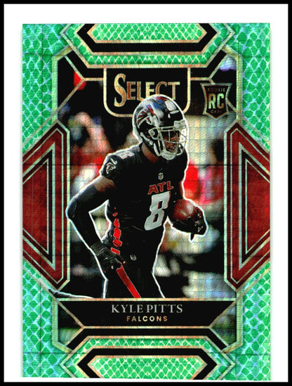 2021 Panini Select Dragon Scale Prizm #246 Kyle Pitts Rookie Falcons
