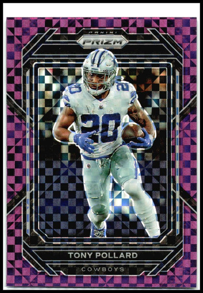 2022 Panini Prizm Purple Power #78 Tony Pollard #/49 Dallas Cowboys