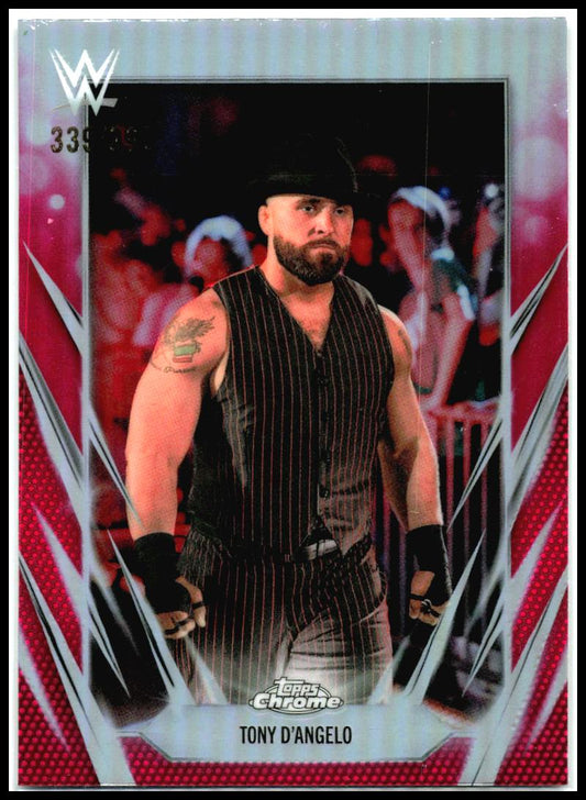 2026 Topps Chrome WWE Magenta Refractor #26 Tony D'Angelo #/399
