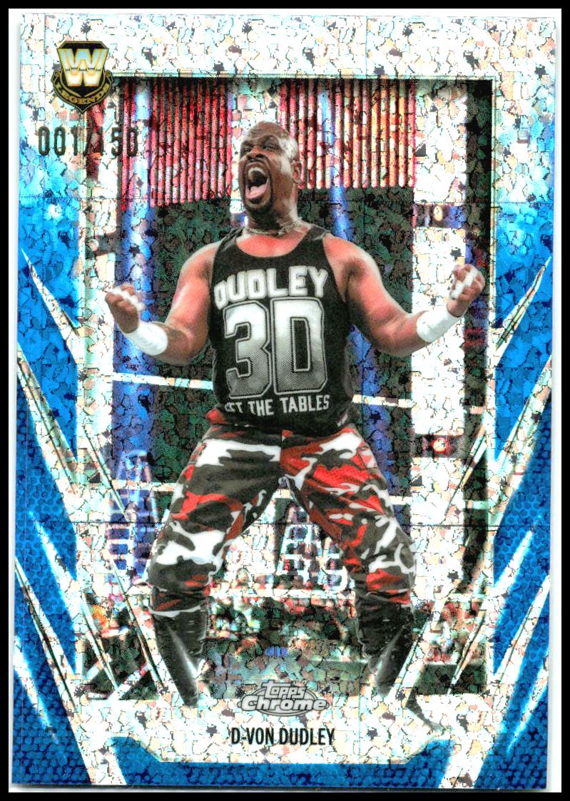 2026 Topps Chrome WWE Blue Mini-Diamonds Refractor #198 D-Von Dudley #/150