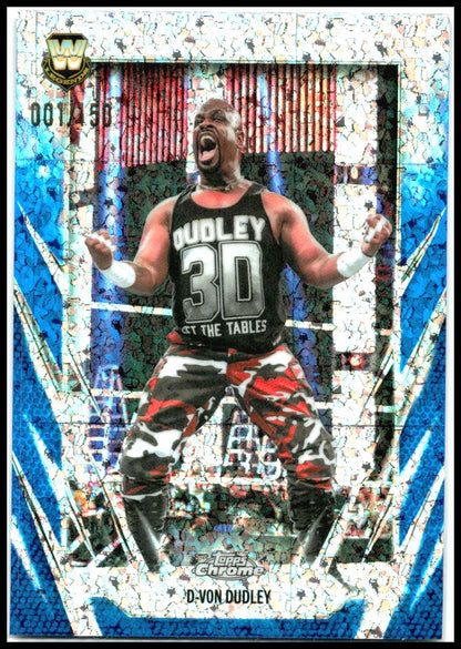 2026 Topps Chrome WWE Blue Mini-Diamonds Refractor #198 D-Von Dudley #/150