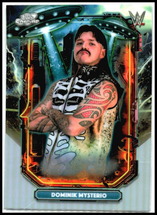 2026 Topps Chrome Cosmic WWE Extraterrestrial Talent #ET-6 Dominik Mysterio