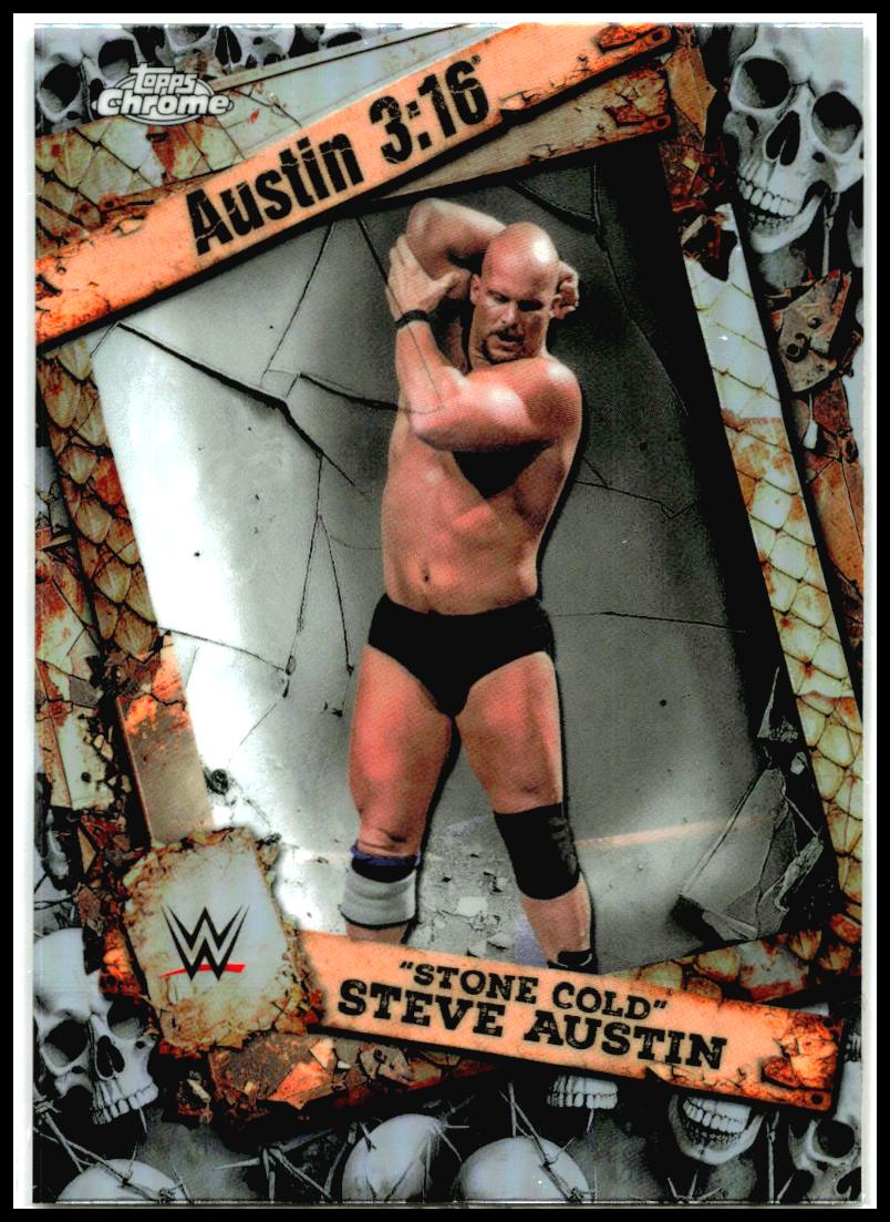 2026 Topps Chrome WWE Austin 3:16 #3:16-25 "Stone Cold" Steve Austin