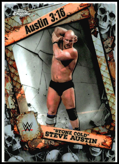 2026 Topps Chrome WWE Austin 3:16 #3:16-25 "Stone Cold" Steve Austin