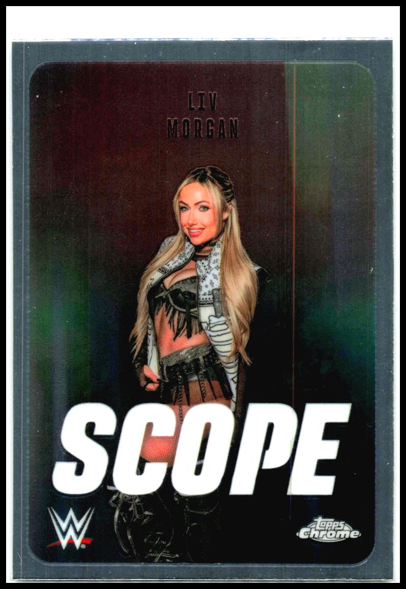 2026 Topps Chrome WWE Scope #SCO-34 Liv Morgan