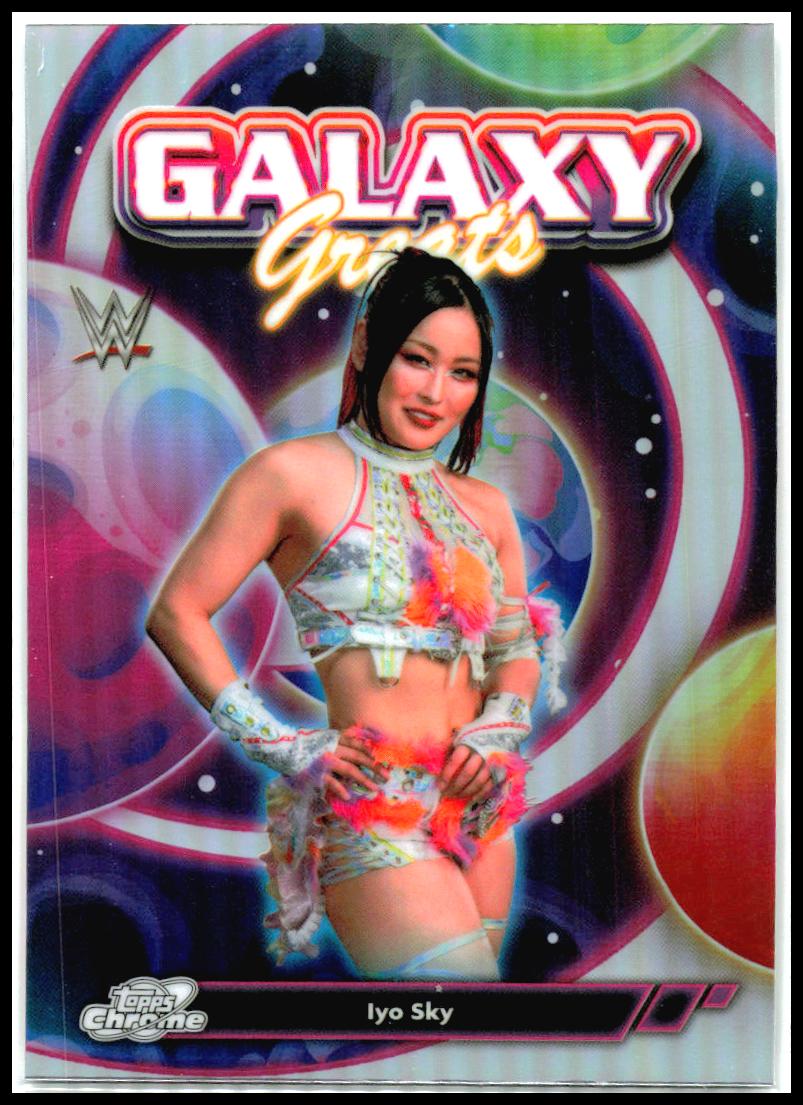 2026 Topps Chrome Cosmic WWE Galaxy Greats #GG-28 Iyo Sky