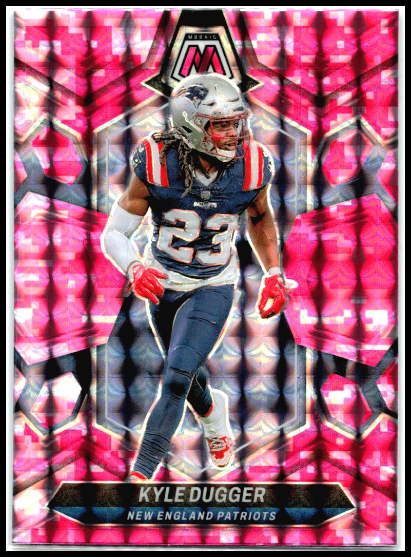 2024 Panini Mosaic Mosaic Camo Pink #153 Kyle Dugger New England Patriots