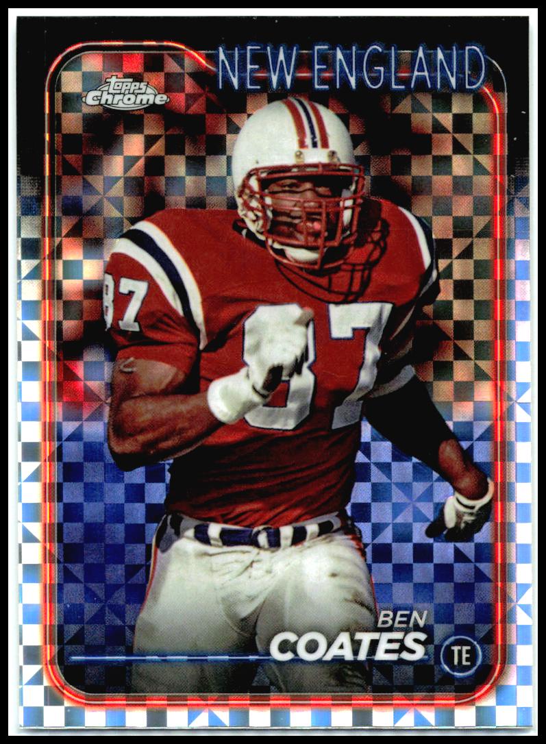 2024 Topps Chrome X-Fractor #133 Ben Coates New England Patriots