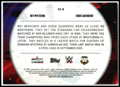2026 Topps Chrome Cosmic WWE Galactic Showdown # Rey Mysterio / Eddie Guerrero