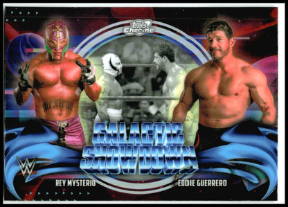 2026 Topps Chrome Cosmic WWE Galactic Showdown # Rey Mysterio / Eddie Guerrero