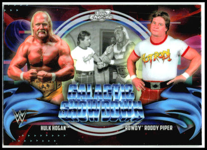 2026 Topps Chrome Cosmic WWE Galactic Showdown # Hulk Hogan / Roddy Piper