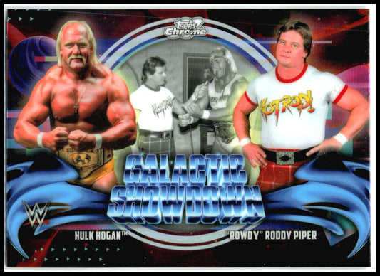 2026 Topps Chrome Cosmic WWE Galactic Showdown # Hulk Hogan / Roddy Piper