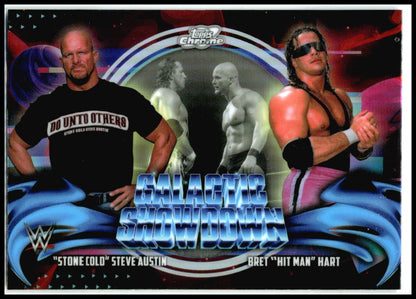 2026 Topps Chrome Cosmic WWE Galactic Showdown # Steve Austin / Bret Hart
