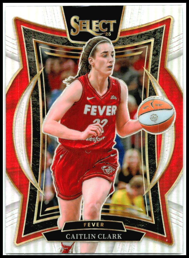 2025 Panini Select WNBA Silver Prizms #41 Caitlin Clark Indiana Fever