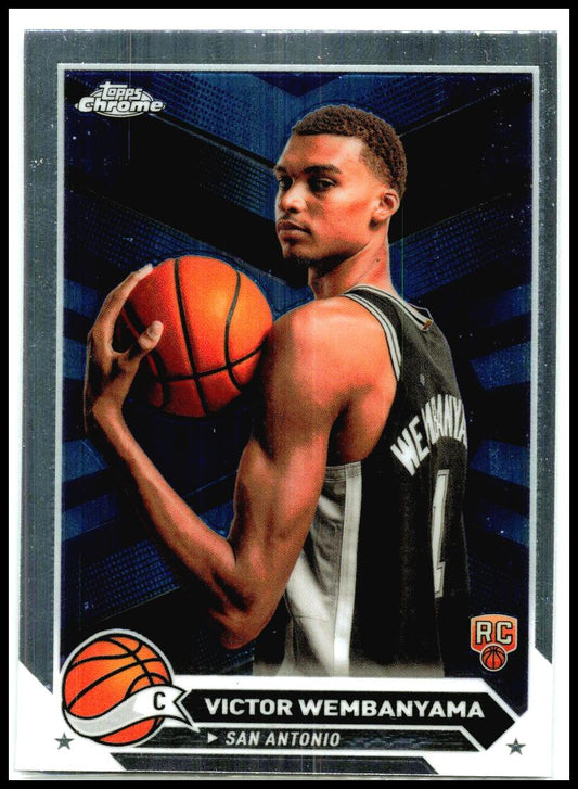 2023-24 Topps Chrome #1 Victor Wembanyama Rookie San Antonio Spurs