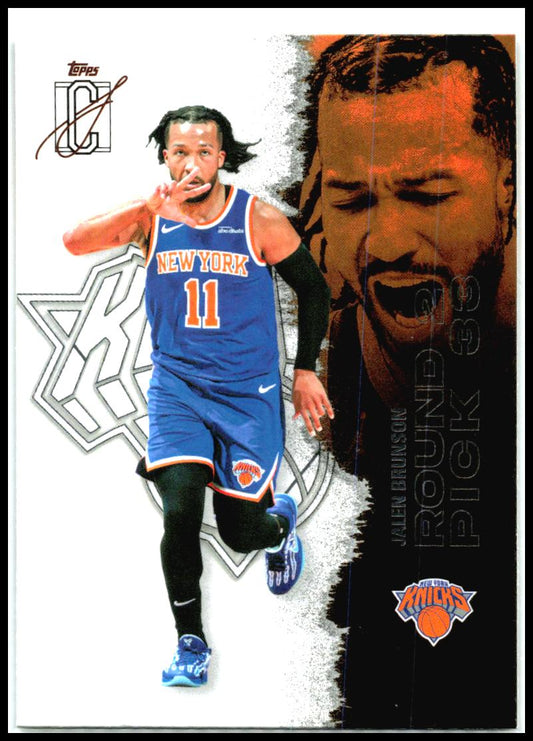 2025-26 Topps Signature Class #58 Jalen Brunson New York Knicks