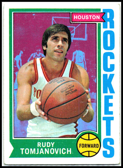1974-75 Topps #28 Rudy Tomjanovich Houston Rockets