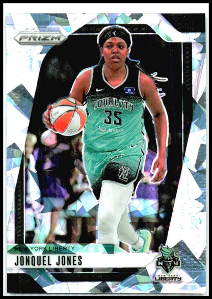 2024 Panini Prizm WNBA Ice Prizms #14 Jonquel Jones New York Liberty