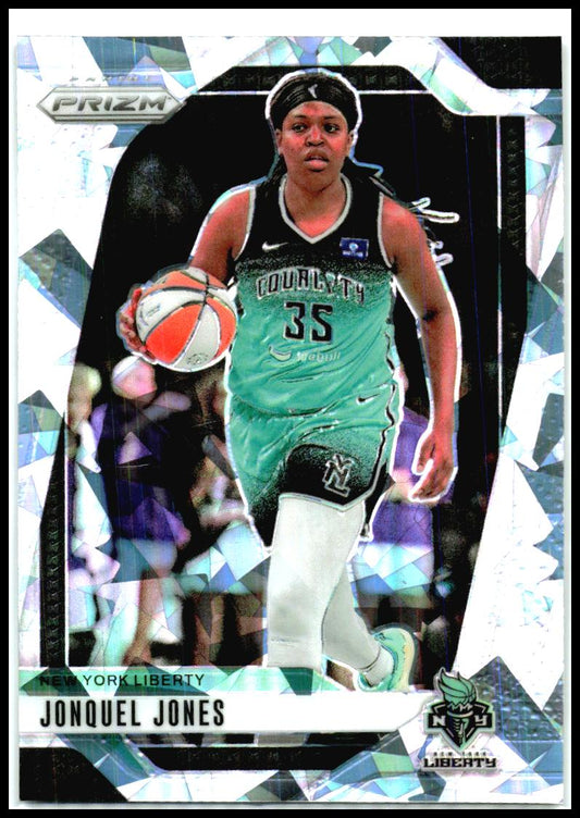 2024 Panini Prizm WNBA Ice Prizms #14 Jonquel Jones New York Liberty