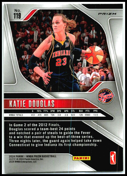 2024 Panini Prizm WNBA Ice Prizms #119 Katie Douglas Indiana Fever