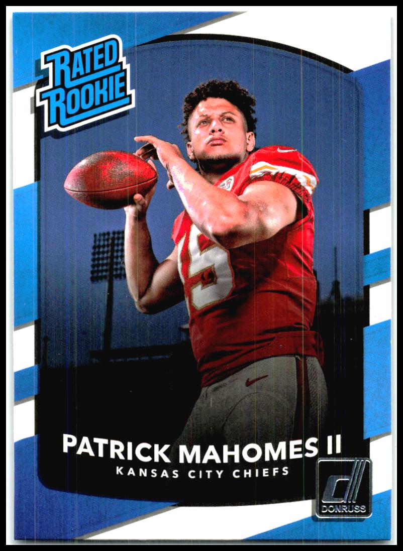2017 Donruss #327 Patrick Mahomes II Rookie Kansas City Chiefs