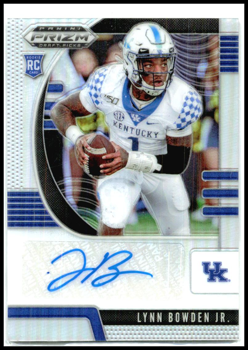 2020 Panini Prizm Draft Picks Silver Auto #219 Lynn Bowden Jr. Auto Kentucky
