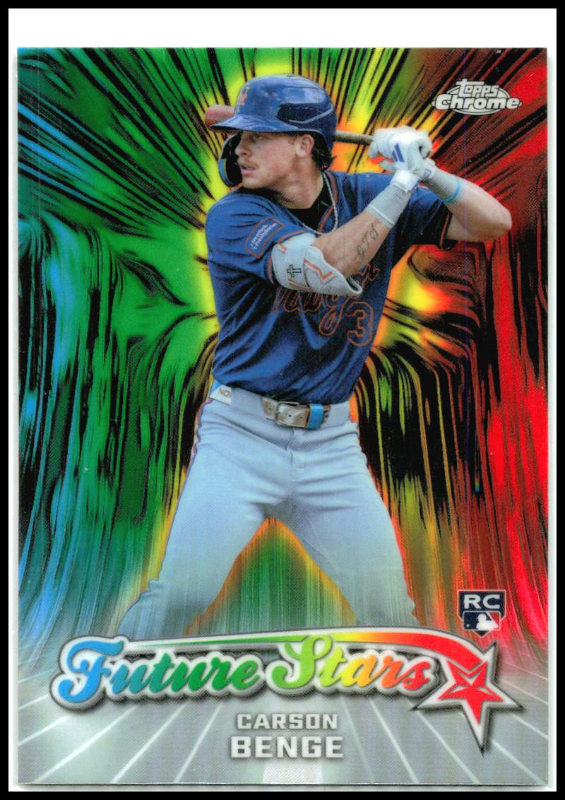 2026 Topps Chrome Future Stars #FS-10 Carson Benge New York Mets