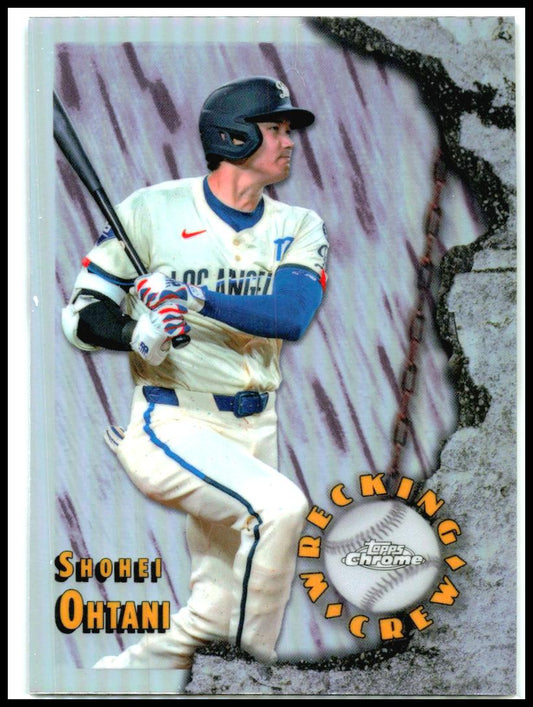 2026 Topps Chrome Wrecking Crew #WC-2 Shohei Ohtani Los Angeles Dodgers