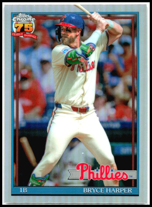 2026 Topps Chrome 1991 Topps Chrome #91CB-3 Bryce Harper Phillies
