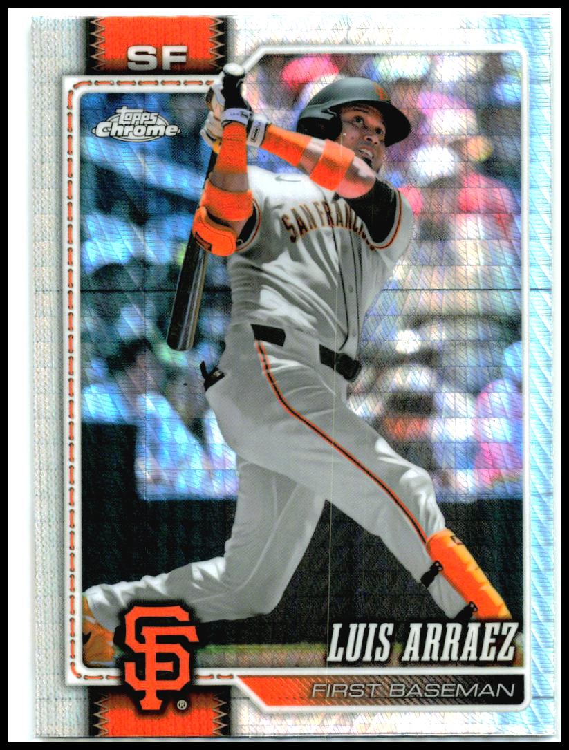2026 Topps Chrome Prism #420 Luis Arraez San Francisco Giants